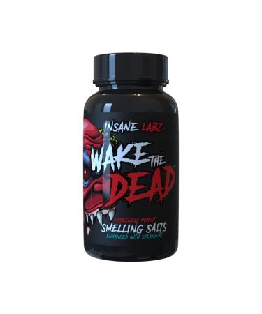 Insane Labz Wake The Dead Smelling Salts Pre Workout, Massive Energy Boosting Powder, Ammonia Inhalant, Extreme Focus for Power-Lifting Athletes, 100 Uses just add Water Spearmint