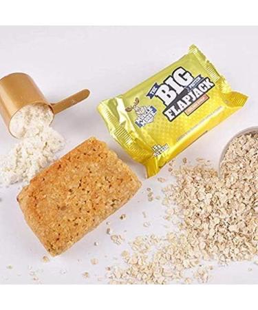 100g Protein Flapjack - Real Oats, Golden Syrup Flavour - 15g Protein - 12 Pack - Buy Online on GoSupps.com