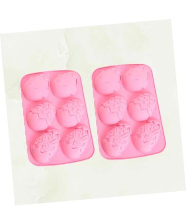 NAMOARLY 2pcs Easter Egg Pastry Chocolate Candy Mold Ice Cube Mould Silicone Cake Molds Embossed DIY Sugar Mold Egg Dessert Baking Bunny Ice Cube Mold Fondant Cake Mould Biscuit Pudding - Buy Online on GoSupps.com