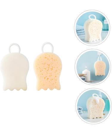 Beavorty 6 Pcs Exfoliating Bath Sponge Set - Comfortable Rubbing Balls Facial & Body Loofah - Ideal for Skin Care - White Polyester - Buy Online on GoSupps.com