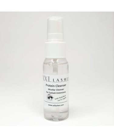 XXL LASHES Eyelash Micelle Cleaner - Oil & Alcohol-Free Makeup Protein Cleaner with Wild Rose - 30ml Spray for Eyelash Extensions - Buy Online on GoSupps.com