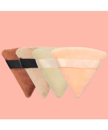 Multifunctional Puff High Elasticity with Strap Cosmetics Soft Cotton Face Powder Lightweight Makeup Puff for Women Red and Brown - Buy Online on GoSupps.com