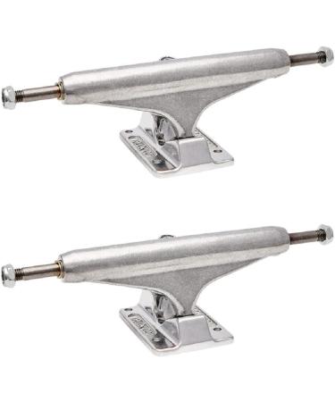 INDEPENDENT Forged Titanium Logo Trucks Silver 144mm Set - High Quality Truck Set - Buy Online on GoSupps.com