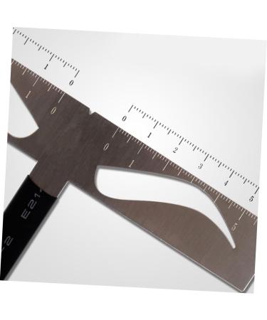 Beavorty 2pcs Eyebrow Ruler Stencil Eyebrow Drawing Tool Brow Stencils Template Balance Positioning Ruler - Buy Online on GoSupps.com