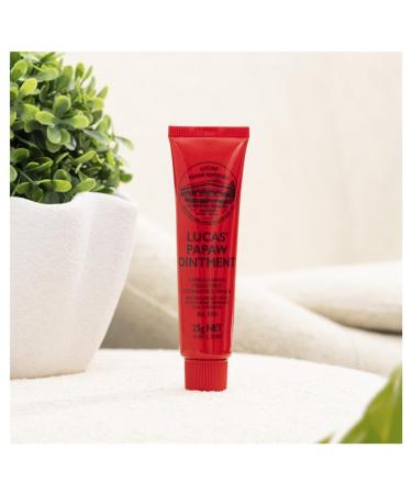 Lucas Papaw Ointment 25g - Soothing Lip and Skin Healing Balm with Fresh Fermented Carica Papaya Natural Ingredients Suitable for All Skin Types - Made in Australia - Buy Online on GoSupps.com