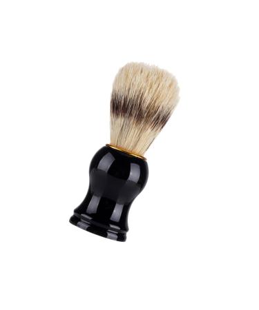 Minkissy 1 x men's bearing brush styling hair rasier brush vintage rasier brush for men wooden hair brush barber hair removal brush shaving brush spray paint cosmetic man