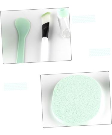 minkissy Makeup makeup tool kit makeup Brush spatulas Puff Soaking Bottle Gauges facial spoon makeup Spray Bottle makeup Bowl makeup mixing large makeup Mask medium Green - Buy Online on GoSupps.com