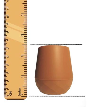 IYPLAY Silicone Sippy Cup for Toddlers | BPA-Free Baby Cup for 1 Year Old | Baby Led Weaning Utensils - Brown Cup - Buy Online on GoSupps.com