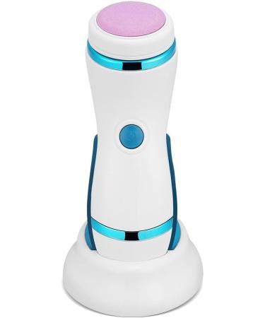 Qyebavge Electric Foot Scrubber and Exfoliator - Pedicure Device with 4 Replaceable Heads Waterproof Design for Dead Skin and Cuticle Removal Foot Massage Tool - Buy Online on GoSupps.com