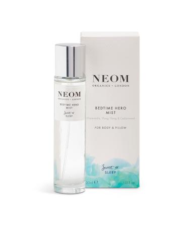 NEOM Bedtime Hero Sleep Mist 30ml (1 Fl Oz) | Chamomile & Ylang Ylang Essential Oils | Fruity Fresh Fragrance | Pillow Spray