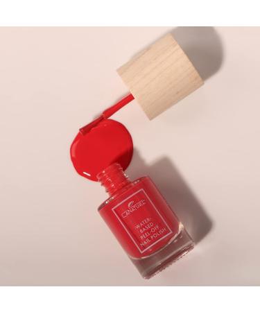 Lanature Vegan Water-Based Nail Polish Set - Classic Red Peel-Off Colors with Top Coat - Eco-Friendly Beauty - Buy Online on GoSupps.com