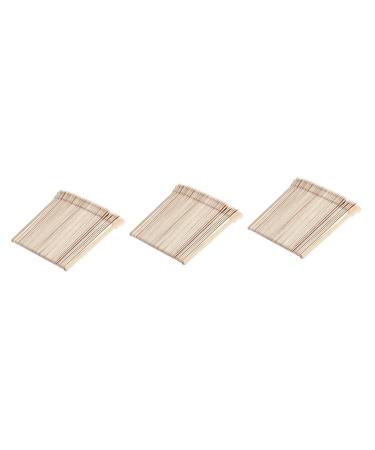 Magiclulu 150 pc wax spatula wax stick for nasal hair sticks for removing ear -hair nasal hair wax sticks sticks for removal of facial hair wood color wooden shovel bamboo as shown x 3 pieces 50pcsx3pcs