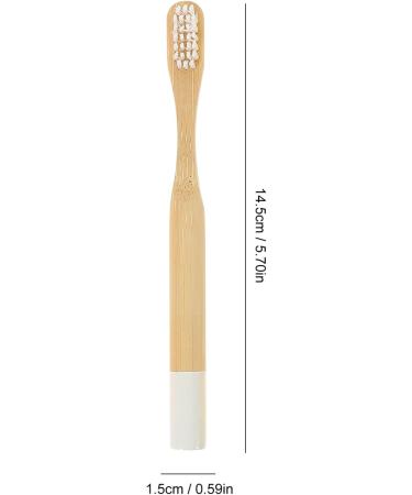 Lalafina Bamboo Children's Toothbrushes - 10 Pack Soft Manual Toothbrushes for Kids & Adults Portable Travel Toothbrushes for Healthy Gums - Buy Online on GoSupps.com