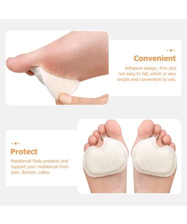 FOMIYES Metatarsal Cushions - Soft Felt Forefoot Pads for Heels Breathable Shoe Pads for Comfort & Support - International Shipping Available - Buy Online on GoSupps.com