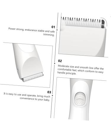 1 Set Clipper Trimmer Beard Clippers Mens Safe Rechargeable Fabric Children Clipper Cutting Tool Clipper for Children Abs Beatifufu - Buy Online on GoSupps.com