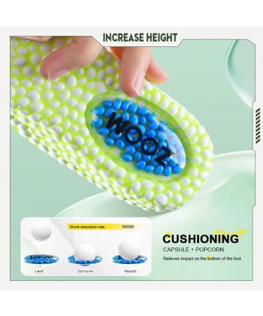 Height Increase Insoles - Air Cushion Heel Pads & Arch Support Inserts for Men & Women | Orthopedic Shock Absorption Heel Lifts (1.5/2.5/3.5cm - Buy Online on GoSupps.com