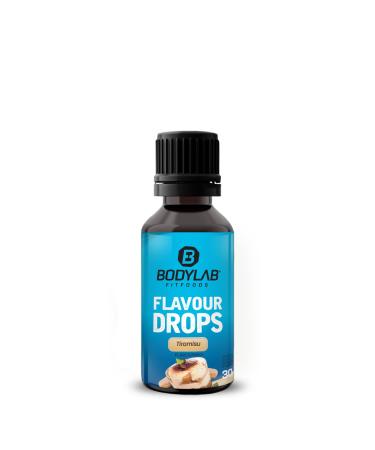 BODYLAB24 Flavor drops 30ml tiramisu calorie-free sugar-free and fat-free aroma drops flavrops for sweetness of food coffee syrup drops of taste without artificial dyes - Buy Online on GoSupps.com