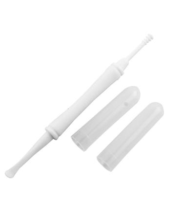 Qtqgoitem Plastic Double Tips Earpick Ear Wax Remover Pick Cleaner Cleaning Tool White (Model: 28b 312 cb6 dca ddc)