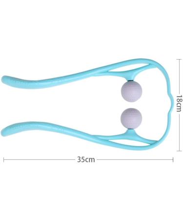 Self-Massage Device by Healifty - Trigger Point Relief for Neck Shoulders Knees & Feet | Sky Blue Manual Massager for Pain Relief - Buy Online on GoSupps.com
