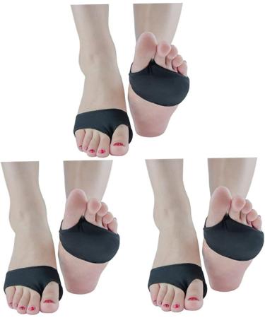 FOMIYES Half Sleeve Gel Pad Cushions - 3 Pairs Non-Slip Ball of Foot Pads for Shoes - Best Forefoot Insoles for Comfort & Grip - Buy Online on GoSupps.com