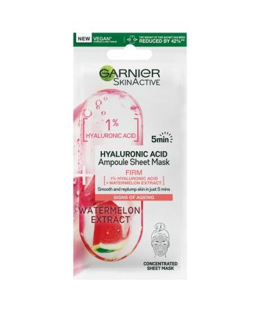 Garnier Hyaluronic Acid Ampoule Sheet Mask Watermelon