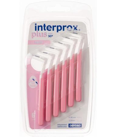 Interprox plus interdental brushes pink nano 0.38 mm (6 pieces) - Buy Online on GoSupps.com