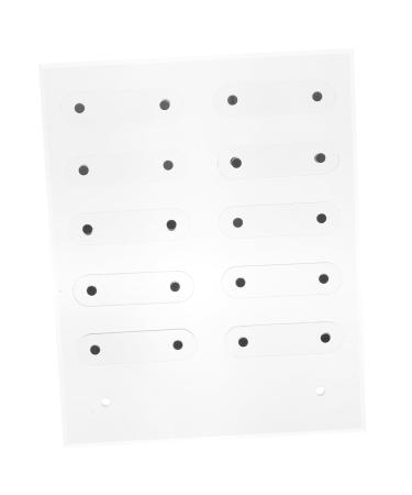 PLAFOPE 1 Set Nail Display Board Nail Art Display Frame Nail Tips Board Nail Color Card Display Board Nail Work Display Board Nail Tips Showing Holder Magnetic Nail Art Display Board 20.00X16.00X0.40CM Transparent 1