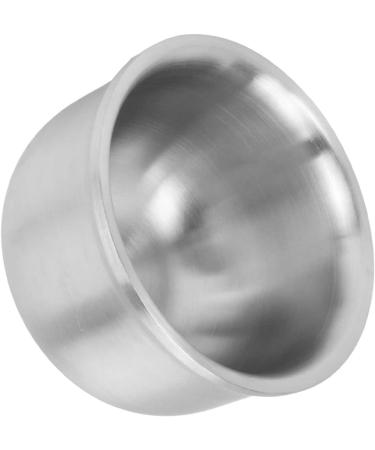 GFRGFH Men's Stainless Steel Shaving Soap Bowl | Professional Portable Barber Mug for Home & Shop Use - Buy Online on GoSupps.com