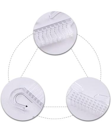 CHAOYUELYF 5 Pcs Nail Brushes For Cleaning Nails Transparent Nail Dust Brushes Handle Nail Scrubbing Brushes for Toes and Nails Cleaning - Buy Online on GoSupps.com