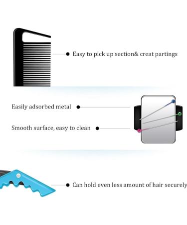 Zhwkelvs Magnetic Wristband for Hair Stylist Pin Wristband Wrist Pin Holder Braiders Wristband for Gel Silicone Sewing Pincushion Easy Install Easy to Use - Buy Online on GoSupps.com