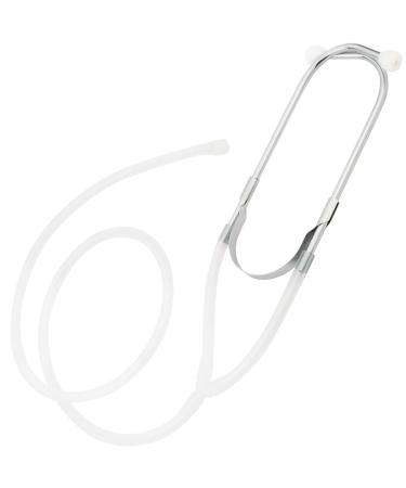 Nuvlsa Earscope - In-Ear Stethoscope Ozone Insufflator with Medical Silicone Tube, Soft Ear Plugs, Male Luer Lock