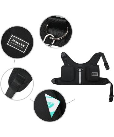 NC Dog Saddle Bags Durable Dogs Harness Back Pack with Reflective Tape for Travel Camping Hiking Medium & Large Dog (M Black) M Black - Buy Online on GoSupps.com
