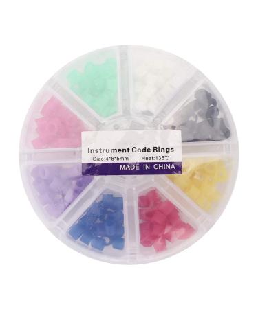 160pcs Dental Code Rings  Silicone Instrument Color Code Rings Carton Orthodontic Code Rings for Color Code Rings
