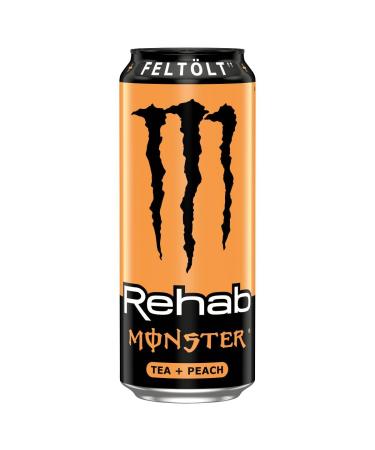 Monster Energy Rehab Peach Energy Drink 24 stuks wegwerp 24 x 500 ml