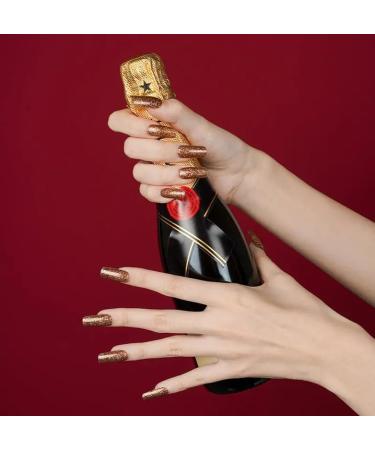 Zaubern gel4Home - UV Nail Foils Gel Nail Wraps & Semi-Cured Gel Nails in Brownie - Shop Now for Best International Shipping! - Buy Online on GoSupps.com