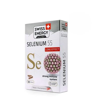 Swiss Energy Selenium 55 Selenium for The Immune System and Thyroid Gland 30 Herbal Capsules