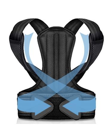 mdlian Adjustable Clavicle Posture Corrector Men Woemen Upper Back Brace Shoulder Lumbar Support Posture Correction 1 D