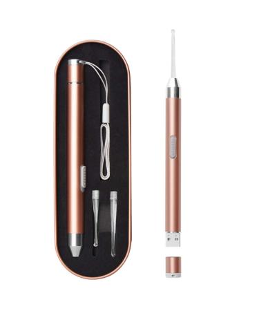 LIZHOUMIL Baby Ear Cleaner Spoon LED Flash Light Ear Wax Curette Picker Visual Children Earpick Eer Wax Dig Remover Tweezer random