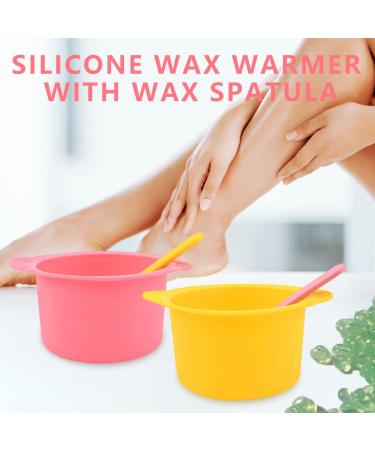 BEKECIDI Reusable Silicone Wax Heat Inserts & Spatula Set - Perfect Replacement for Wax Warmers | Eco-Friendly 2-Piece Wax Melt Kit - Buy Online on GoSupps.com