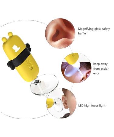 NUOBESTY Kids Ear Cleaning Tools with LED Lighting - Safe Ear Wax Pick and Scraper for Babies - Ear Spoon Remover and Curette for Ear Hygiene - Buy Online on GoSupps.com