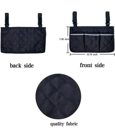 kzxbty Portable Wheelchair Side Pocket Suitable for Most Walking Wheels and Mobile Equipment - Buy Online on GoSupps.com