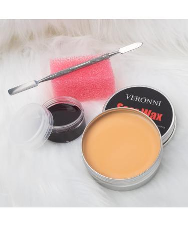 VERONNI Halloween SFX Makeup Kit - Skin Scar Wax, Fake Blood & Stipple Sponge - Buy Online on GoSupps.com