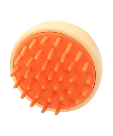 minkissy Scalp Hairbrush Shampoo Massage Comb Massage Brush Cleansing Brush Double Use Design Random Color