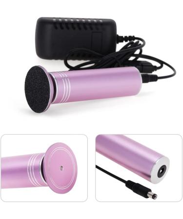 Electric Cornal Remover - Adjustable Speed Professional Pedicure Tool with Interchangeable Heads & 60 Replacement Grinding Pillows (Pink) | International Shipping Available - Buy Online on GoSupps.com