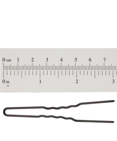 Marilyn Faye U-Shaped Crinkled Hair Pins 3 inch Black - Set of 12 - Buy Online on GoSupps.com