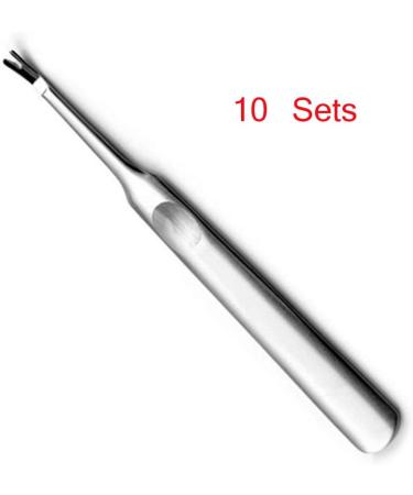 Conijiwadi Stainless Steel Dead Skin Fork Cuticle Trimmer Manicure Pedicure Nail Art Tool - Buy Online on GoSupps.com