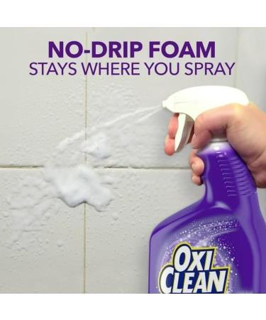 OxiClean Plus Bleach No Drip Foam - Mold & Mildew Bathroom Stain Remover (30 oz Pack of 4) | Best International Shipping - Buy Online on GoSupps.com