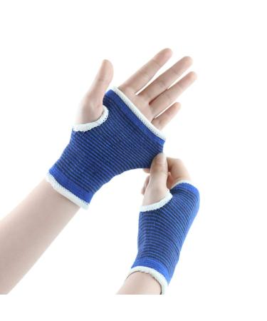 Exceart Sport Gloves Thumb Support Strap Knitting Fitness Exercise Workout Weight Lifting Gloves for Gym Training