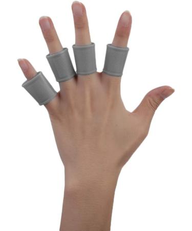 Buy Golf Finger Sleeves Cots - Silicone Finger Protectors for Arthritis Sports Pain Relief | Non-Slip Support for Golf Basketball Rugby (Grey - Buy Online on GoSupps.com