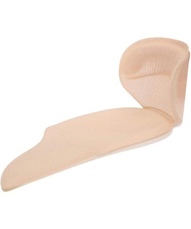 Baverta Heel Pad Foot Care Cushion | 3-in-1 PU High Heel Shoe Pad for Protection Shock Absorption & Arch Support - Skin Color - Buy Online on GoSupps.com